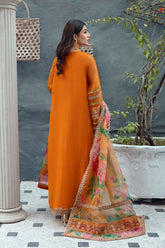 3-Pc Charizma Embridered Unstiutched Premium Chiffon DD22-12